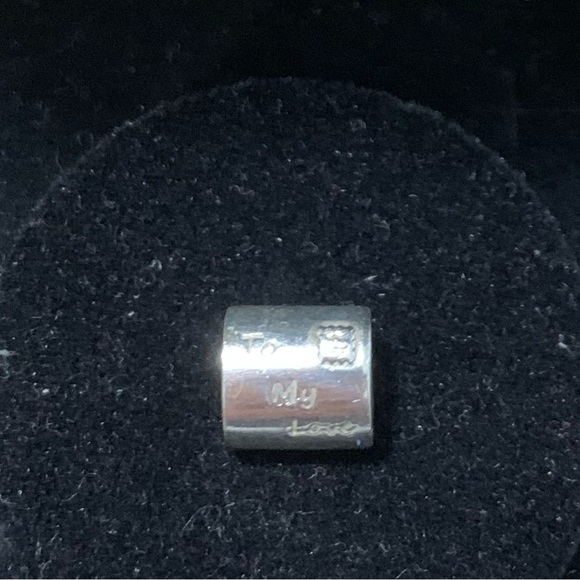 PANDORA Sterling Silver LetterTo My Love From Me charm -790894EN09 - Picture 5 of 6